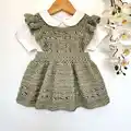 Baby Dress Pattern step 1 - construction progress