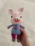 Pinky Pig Amigurumi Pattern step 1 - construction progress