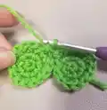 Yoshi Amigurumi Pattern step 2 - assembly progress