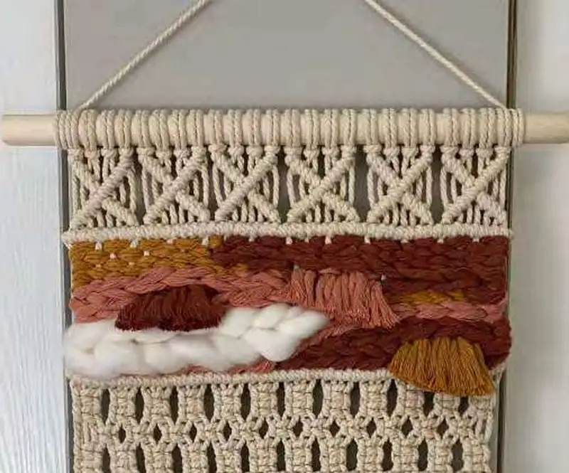 60 Macrame Knots & Knot Patterns Pattern crochet pattern - detailed view of completed project
