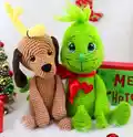 Baby Grinch & Baby Max Amigurumi Pattern step 1 - construction progress