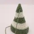 Noel the Christmas Mouse Amigurumi Pattern step 4 - final assembly and finishing