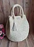 Handbag Dew Drop M Size Pattern step 1 - construction progress