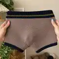 Funny Men Elephant Underwear Pattern step 2 - assembly progress