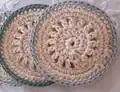Circular Coasters Pattern step 3 - details and accessories