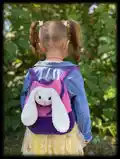 Plush Backpack Bunny Amigurumi Pattern step 1 - construction progress