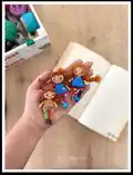 Miniature Pippi Amigurumi Pattern step 1 - construction progress