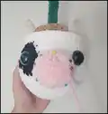 Planter Crochet Amigurumi Pattern step 3 - details and accessories