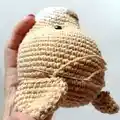 Alan the Lion Amigurumi Pattern step 4 - final assembly and finishing