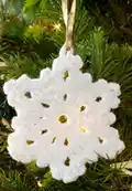 Snowflake Ornament Pattern step 3 - details and accessories