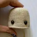 Cruella Doll Amigurumi Pattern step 2 - assembly progress