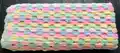 Pastel Shells Baby Blanket Pattern step 2 - assembly progress