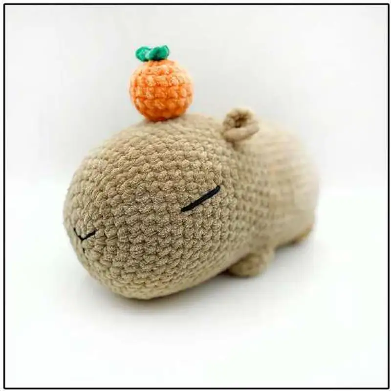Free Intermediate crochet pattern: Capybara Amigurumi Pattern - Easy to follow tutorial